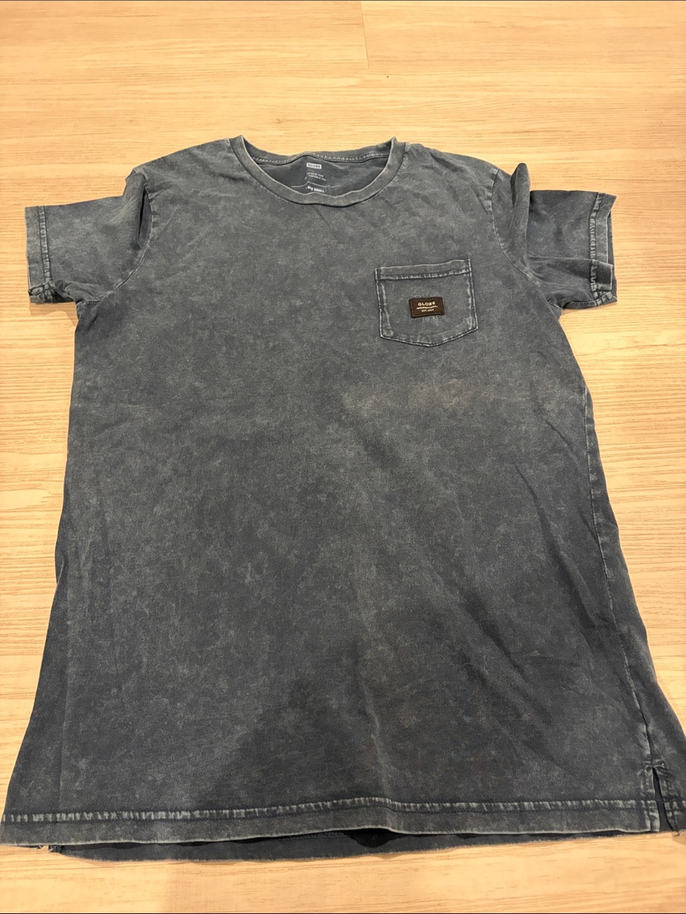 Globe Washed Navy Short Sleeve Tee